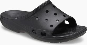 Crocs Womens Crocs Saturday EVA Womens Black Slides - Size: UK 8 / eu 41/42 / us w10