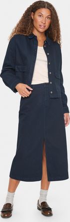 Saint Tropez Denim rok Fitted Midnight Sail marine