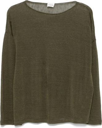 P.A.R.O.S.H. fine-knit blouse - Green