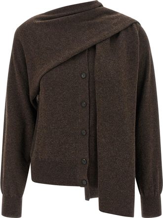 Ferragamo Scarf Cardigan