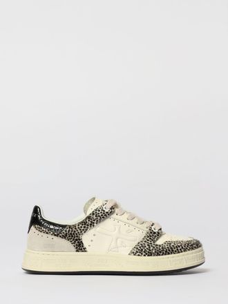 Premiata Sneakers QuinnD Premiata in pelle e cavallino animalier