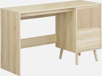 Sweeek Escritorio Escandinavo Decoraci&oacute;n Madera 2 Cajones