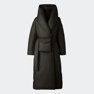 Canada Goose Elie Blanket Coat (Women, Volcano, XS)