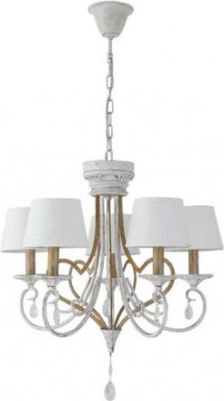 Fabrilamp L&aacute;mpara Crasas 5xe14 Blanco Oro