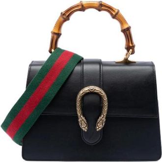Gucci Pre-owned Handbags, female, Black, Size: ONE SIZE Pre-owned Dionysus Satchel