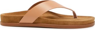 Ancient Greek Sandals Charys Footbed Leather Flip Flops - Natural - 39 (IT39/ UK6)