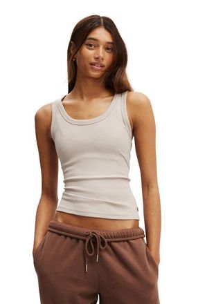 Cotton On Womens Active Rib Tank in Allspice at Nordstrom, Size Medium