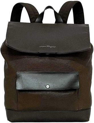 Ferragamo Leather Backpack (Pre-Owned)