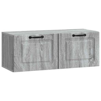 vidaXL Mueble Para Tv De Pared Gris Sonoma 78,5 X 31 X 30 Cm Vidaxl