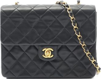 Chanel Borsa a spalla matelass&eacute; mini 20 1989-1991 - Nero