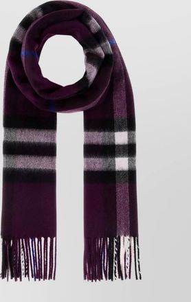 Burberry embroidered cashmere scarf