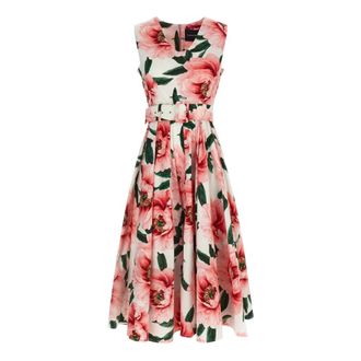 Samantha Sung Abelia Cotton Midi Dress - female - Samantha Sung - Midi Dresses - Multicolor - XL - Dresses