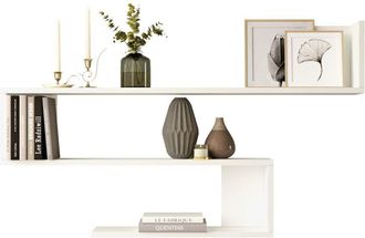 Habitat et Jardin Estante De Pared, Estante De Almacenamiento Shelf Blanco