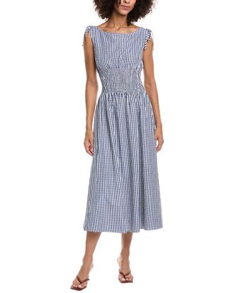 Avantlook Smocked Midi Dress