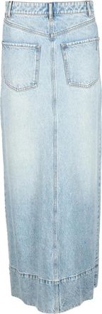 Sportmax Light Blue Denim Skirt