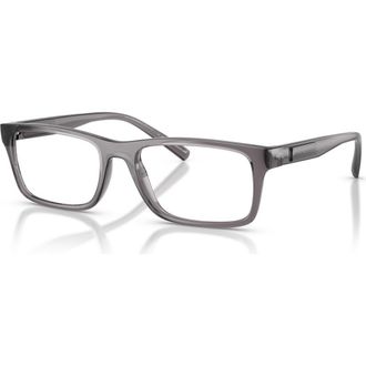 A|X Armani Exchange 55mm Rectangle optical glasses in Grey at Nordstrom