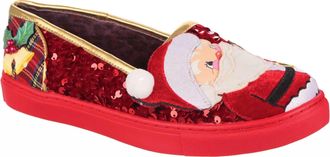 Irregular Choice Sparkly Clause Trainers, Red EUR 40 (UK 6.5)