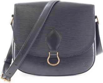 Louis Vuitton Pre-owned Cross Body Bag - Dames - Vintage Schoudertas - Zwart - ONE Size - Leer - Vintage