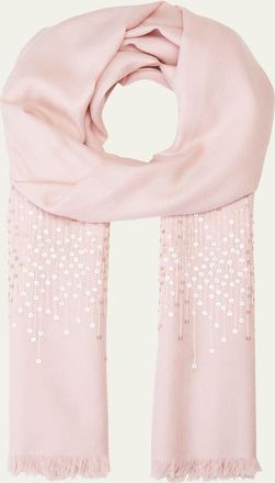 Sofiacashmere Lightweight Cashmere Sequin Scarf
