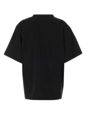 Balenciaga Black Exterior: Cotton T-Shirt T-shirts And Polos