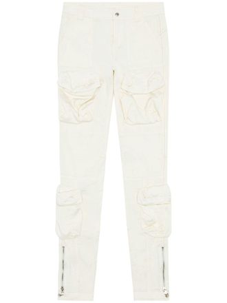 Diesel P-Lan slim-cut cargo trousers - women - Lyocell/Cotton/Elastane - 26 - White