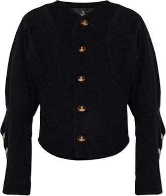 Vivienne Westwood Wool Jacket Pourpoint - Dames - Jassen - Zwart - Maat: L Wol