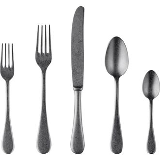 Mepra Vintage Flatware Set - 5 Pieces in Black Gold at Nordstrom