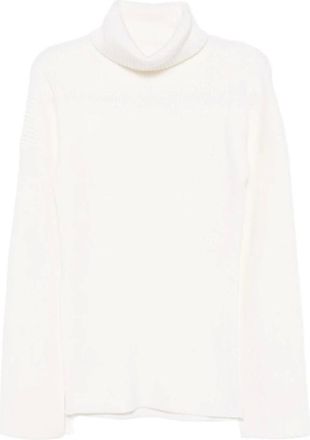 Toteme Maglione Dolcevita a Coste - - Knitwear - Donna - Rosa - M