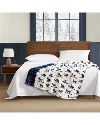 Eddie Bauer Ski Patrol Plaid Throw