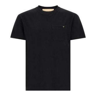 Valentino Garavani VGold Cotton T-Shirt - male - Valentino Garavani - T-Shirts - Black - XL - Tops