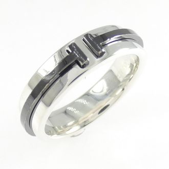 Tiffany & Co. Silver 925 Titanium Band Ring (Pre-Owned)