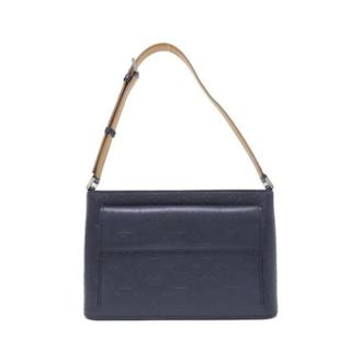 Louis Vuitton Pre-owned Vintage Shoulder Bag - Dames - Pre-owned - Blauw - Maat: ONE Size Leer