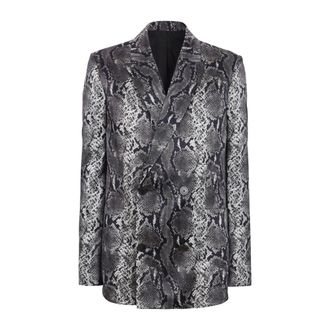 Balmain Hombre, Chaquetas, Gris, Talla: S