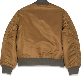 Diesel Polyamide Bomber Jacket - Brown