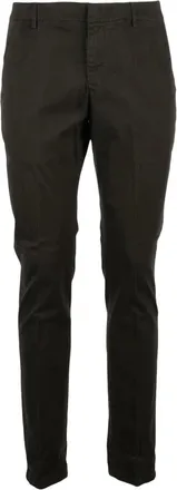 Dondup Broeken, Heren, Bruin, W38, Katoen, Gaubert Slim-fit Broek