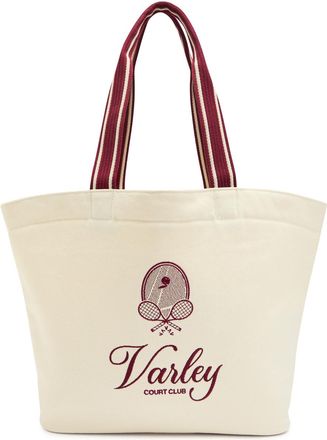 Varley Robinson Embroidered Canvas Tote bag - Ivory - One Size