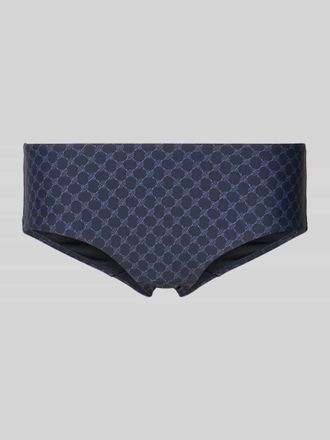 Joop Slim Fit Bikini-Hose mit Logo-Applikation Modell Cortina in Dunkelblau, Gr&ouml;&szlig;e 38
