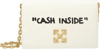 Off-white Leather shoulder-bags - Dames - Schoudertassen - Wit - ONE Size - Leer - Tassen