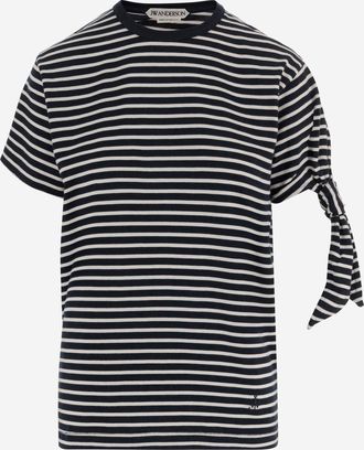 J.W.Anderson Gestreiftes Baumwoll-T-Shirt von Jw Anderson