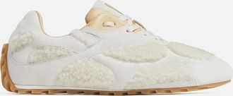 Bottega Veneta Orbit Flash Sneaker - White - Woman - 37 - 80% Calfskin & 20% Merino Shearling