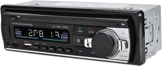 No Brand Reproductor Mp3 Para Coche - Audio Para Coche - Reproducci&oacute;n De M&uacute;sica - Bluetooth Manos Libres - Din Simple - Negro