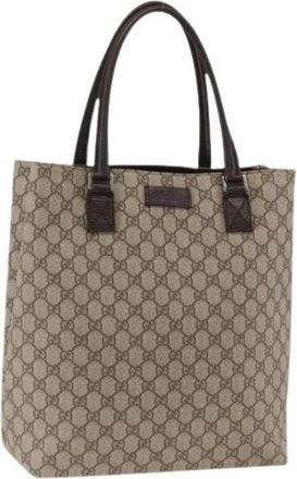 Gucci Pre-owned Tote Bags, female, Beige, Size: ONE SIZE Pre-owned Vintage Tote Bag
