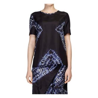 P.A.R.O.S.H. P.a.r.o.s.h., Dames, Tops, Blauw, Maat: L Zijde