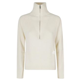 Semicouture Truien & Vesten, Dames, Wit, S, Katoen, Meg Sweater