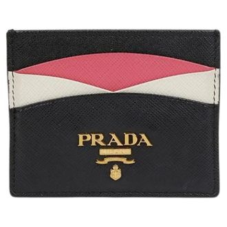 Prada Pre-owned Wallets, female, Multicolor, Size: ONE SIZE Pre-owned Simple Card Holder