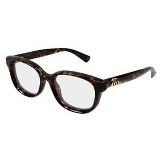 Gucci Square Optical Frame - unisex - Accessoires - Bruin - Maat: 54 MM