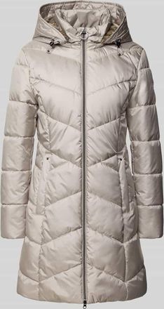 Betty Barclay Steppmantel mit Zweiwege-Rei&szlig;verschluss in Sand, Gr&ouml;&szlig;e 36