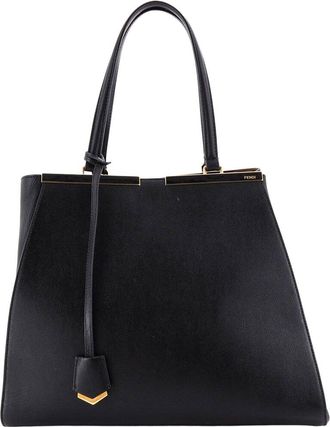 Fendi Fendi Black Leather 3Jours Bag Large (Authentic Pre-Loved)