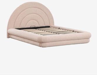 Sklum Sklum - Letto con contenitore in tessuto bouclé Borzensi