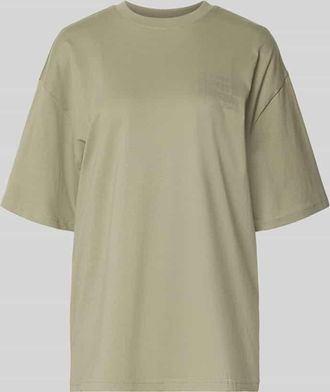 Review Oversized T-Shirt mit Statement-Print in Schilf, Gr&ouml;&szlig;e XL